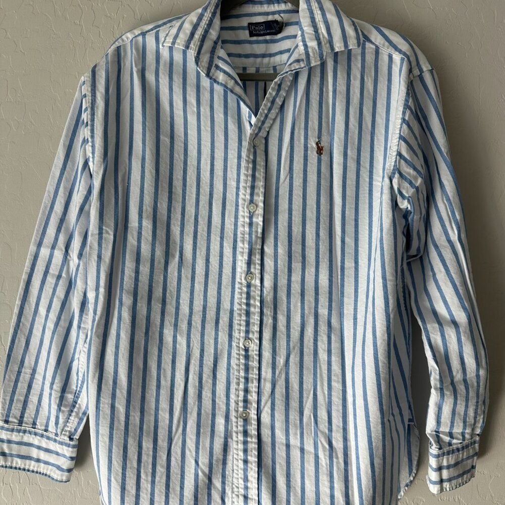 Ralph Lauren Relaxed Fit Cotton Oxford Shirt - Picture 6 of 9